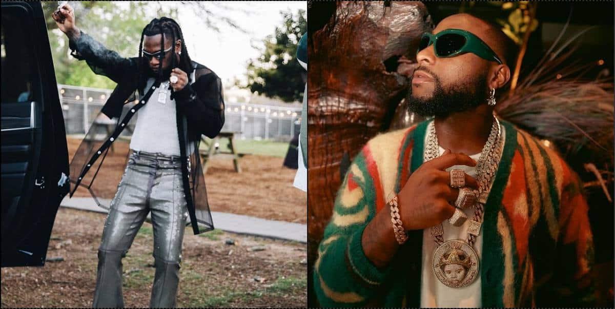 Reactions as Burna Boy's old post dissing Davido resurfaces