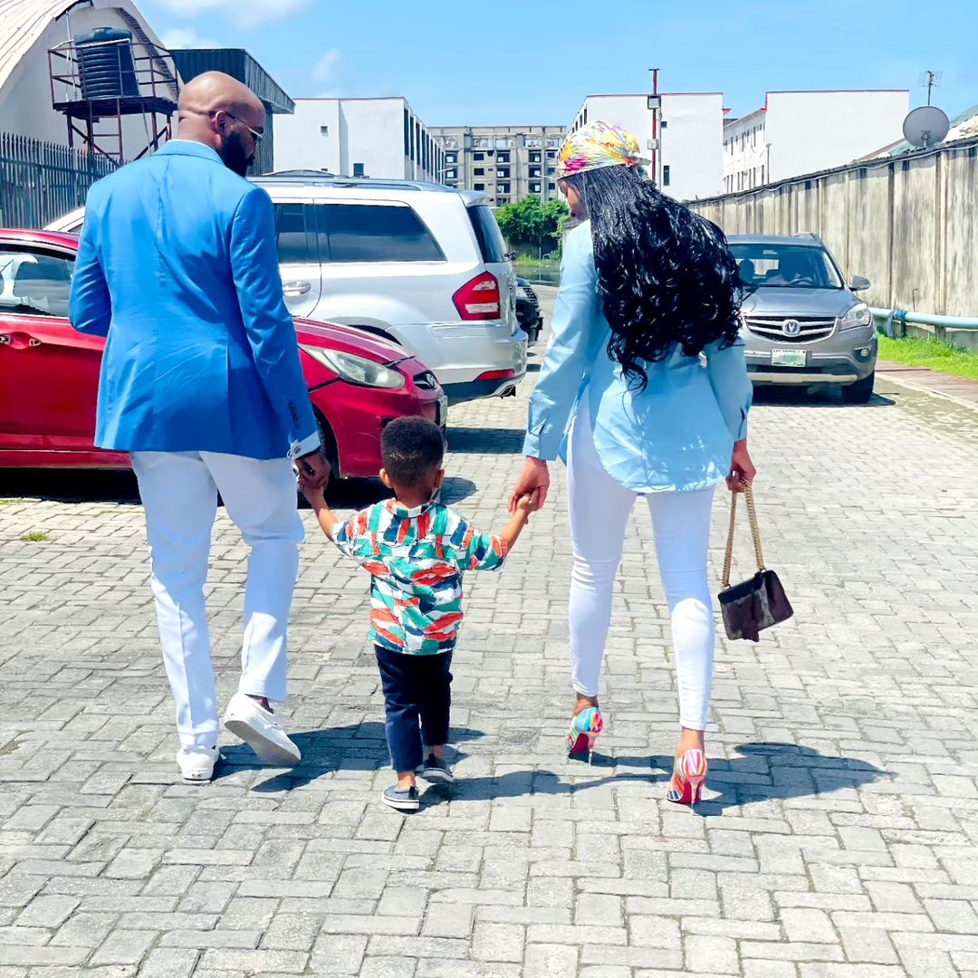 "We don’t need to see this; just love your wife” - Tochi tells Banky W
