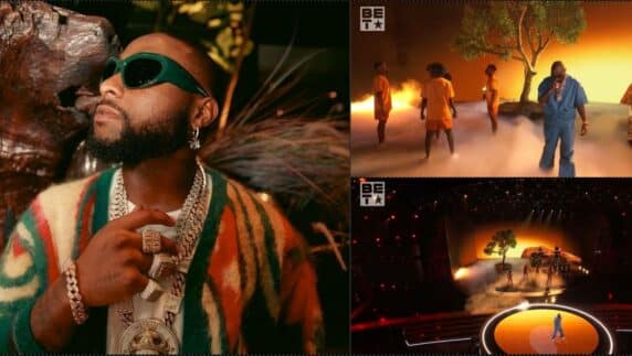 2023 BET Awards: Davido lights up stage with thrilling performance (Video)