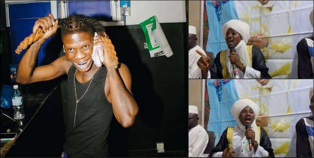 Islamic cleric preaches to congregation with Seyi Vibez’ lyrics (Video)