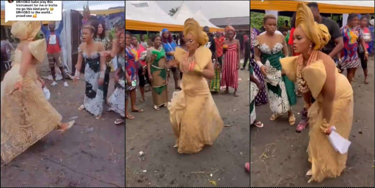 Bride steals the show on traditional wedding day with spectacular dance (Video)