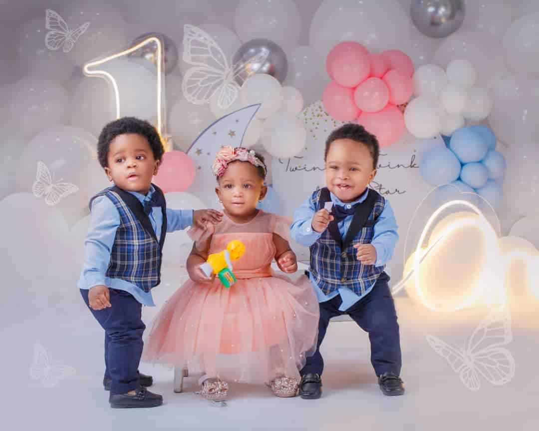 Couple welcomes triplets after 12 years of childlessness