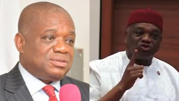 "I'm not a thief", Orji Kalu cries at valedictory session to mark end of 9th Senate (Video)