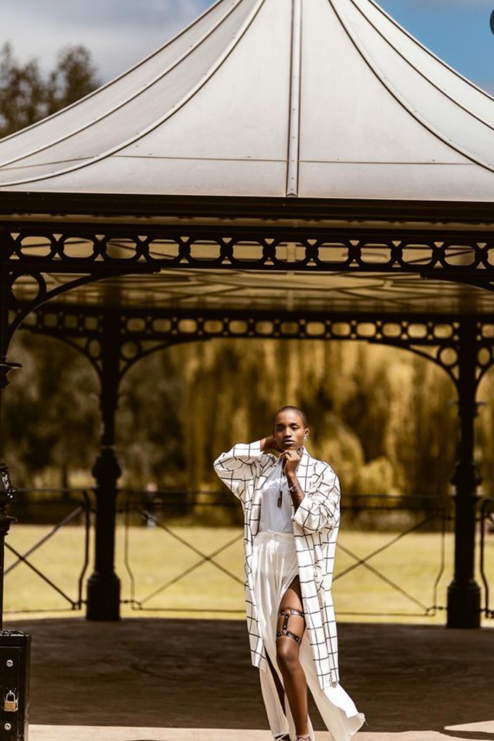 For you to grow, you must first survive the rain”, Bukunmi Oluwasina speaks as she shows off her tattoos