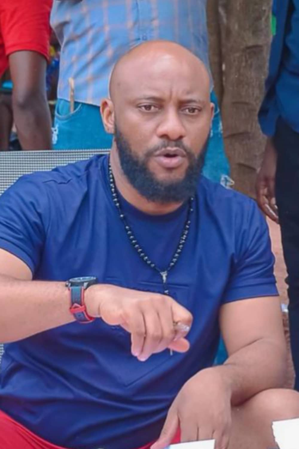 Yul edochie and second wife, Judy engage in heated argument, vow to expose each other on social media