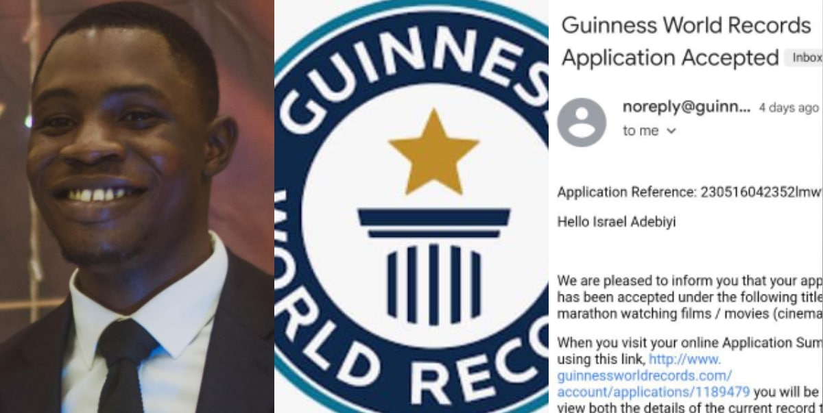 Guinness World Records approves as Nigerian man applies for longest film-watching marathon