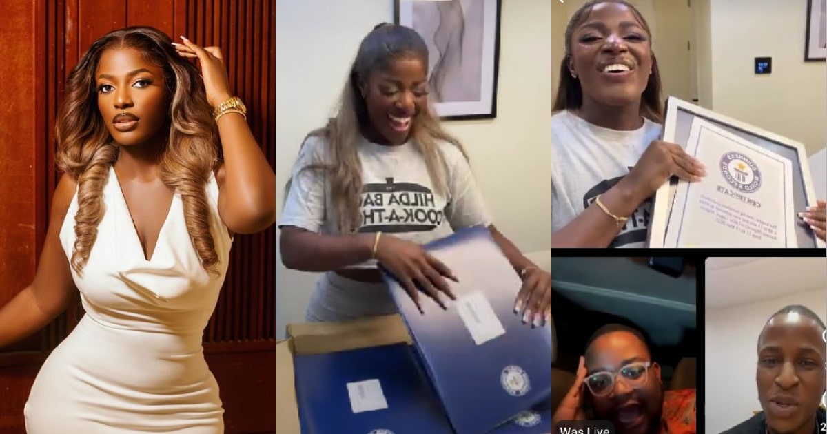 “History in the making” – Hilda Baci unboxes her Guinness World Record Certificate, ignites worldwide cheers (video)