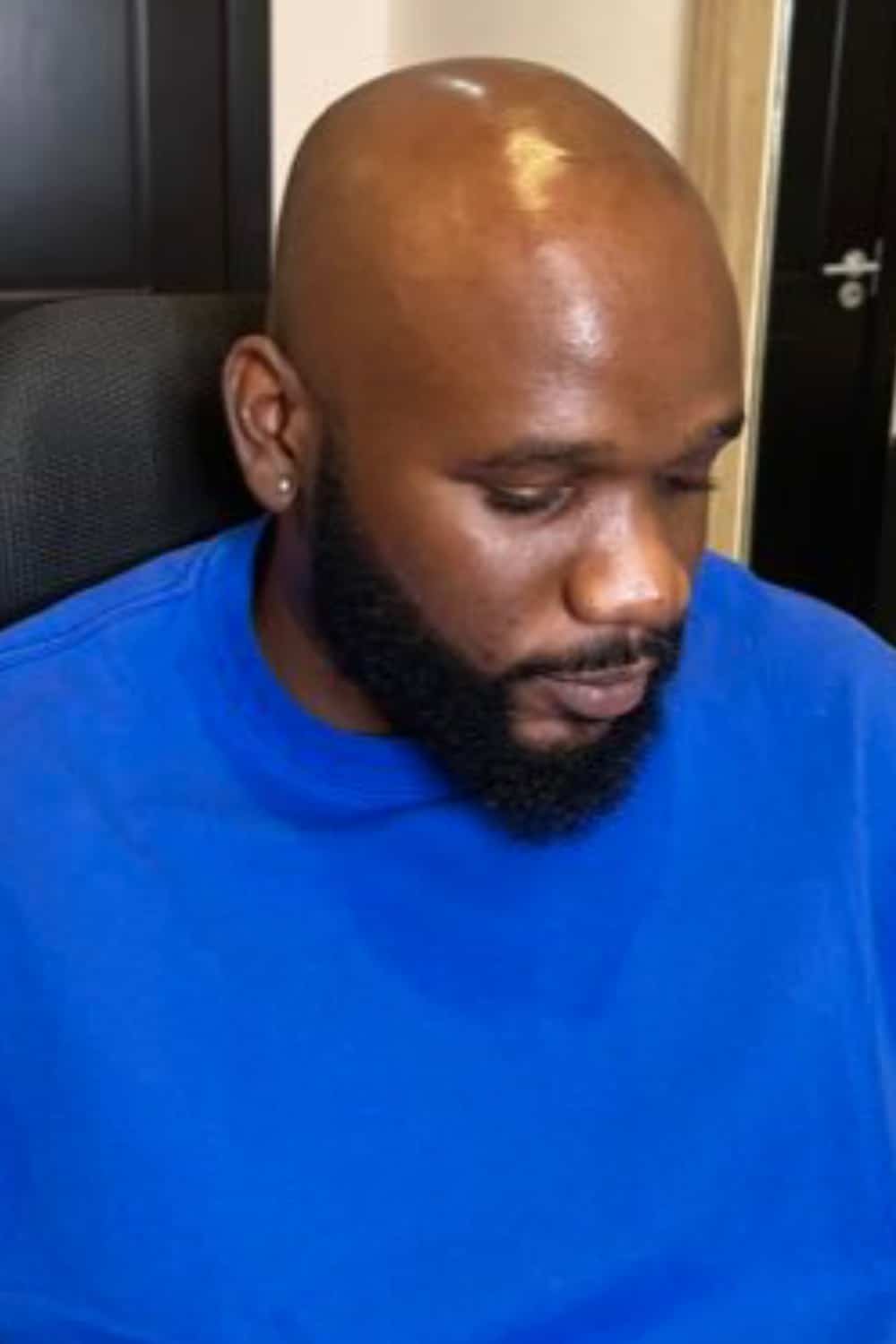 "These three musketeers don't define us" - Nigerian man addresses claims of bald men cheating