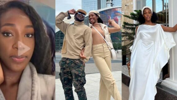 Reactions pour an as Ivy Ifeoma vows to stand by Paul Okoye, declaring him as her man