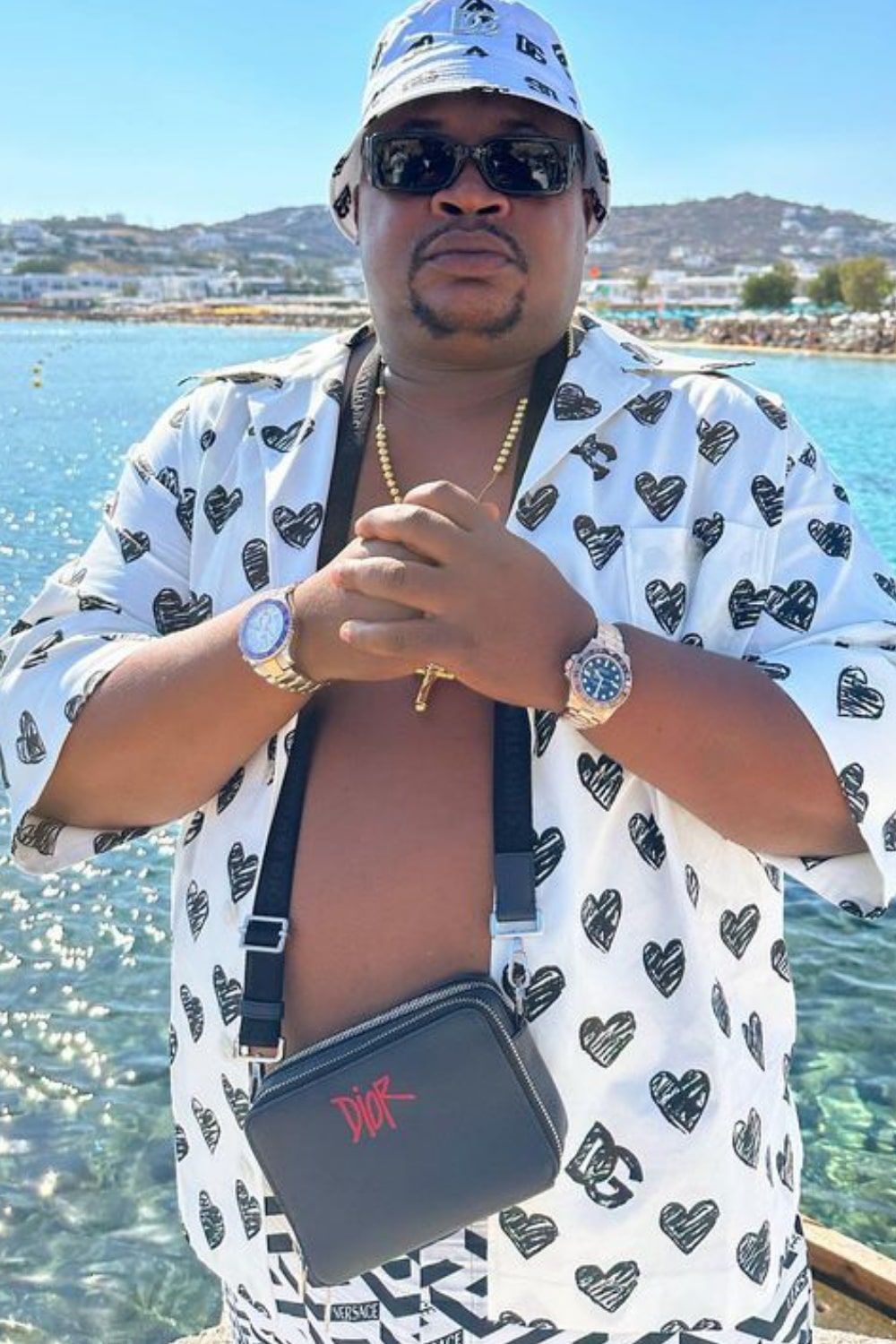 “Just see wetin dey wan destroy" - Cubana Chiefpriest defends Banky W against cheating rumours, mocks critics