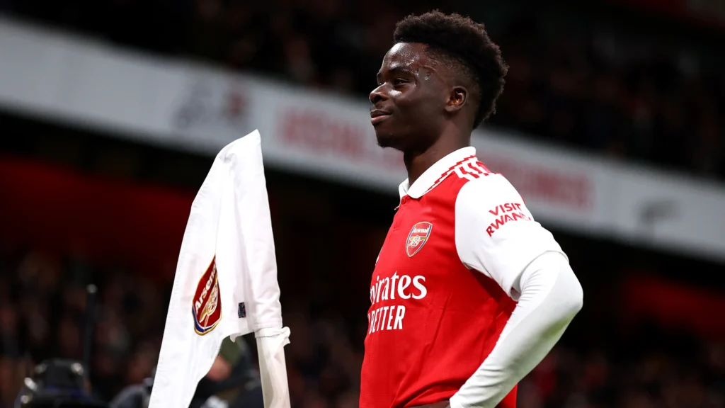 Bukayo Saka shares video of himself in Somolu, Lagos