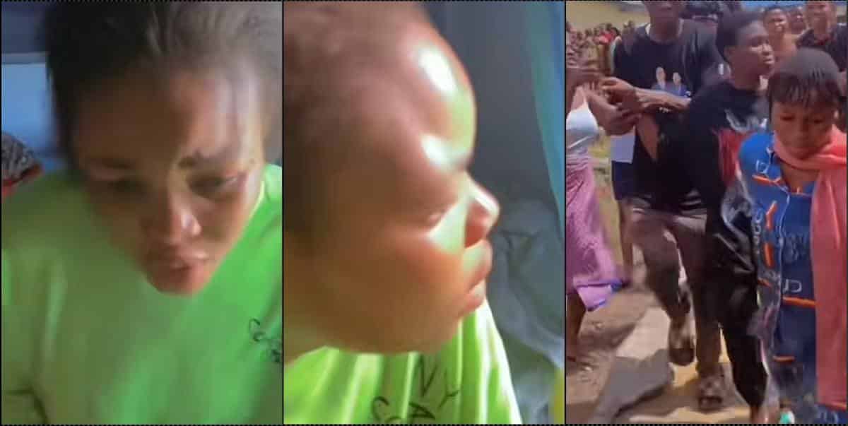 "That one girl wey open the car na weray" — 4 girls fight over boyfriend