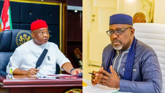"I've something to share with Uzodinma" ― Okorocha says as he offers to help fight insecurity in Imo Uzodinma Okorocha Insecurity