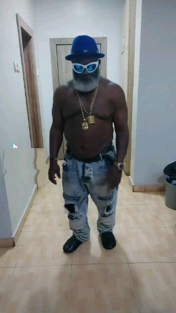 63-year-old Harry Anyanwu bashed for dancing shirtless on TikTok (Video)