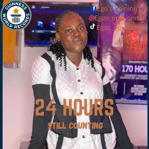 Nigerians groan again as lady commences 170-hour Sew-A-Thon 