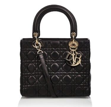 Lady dior designer hand bag