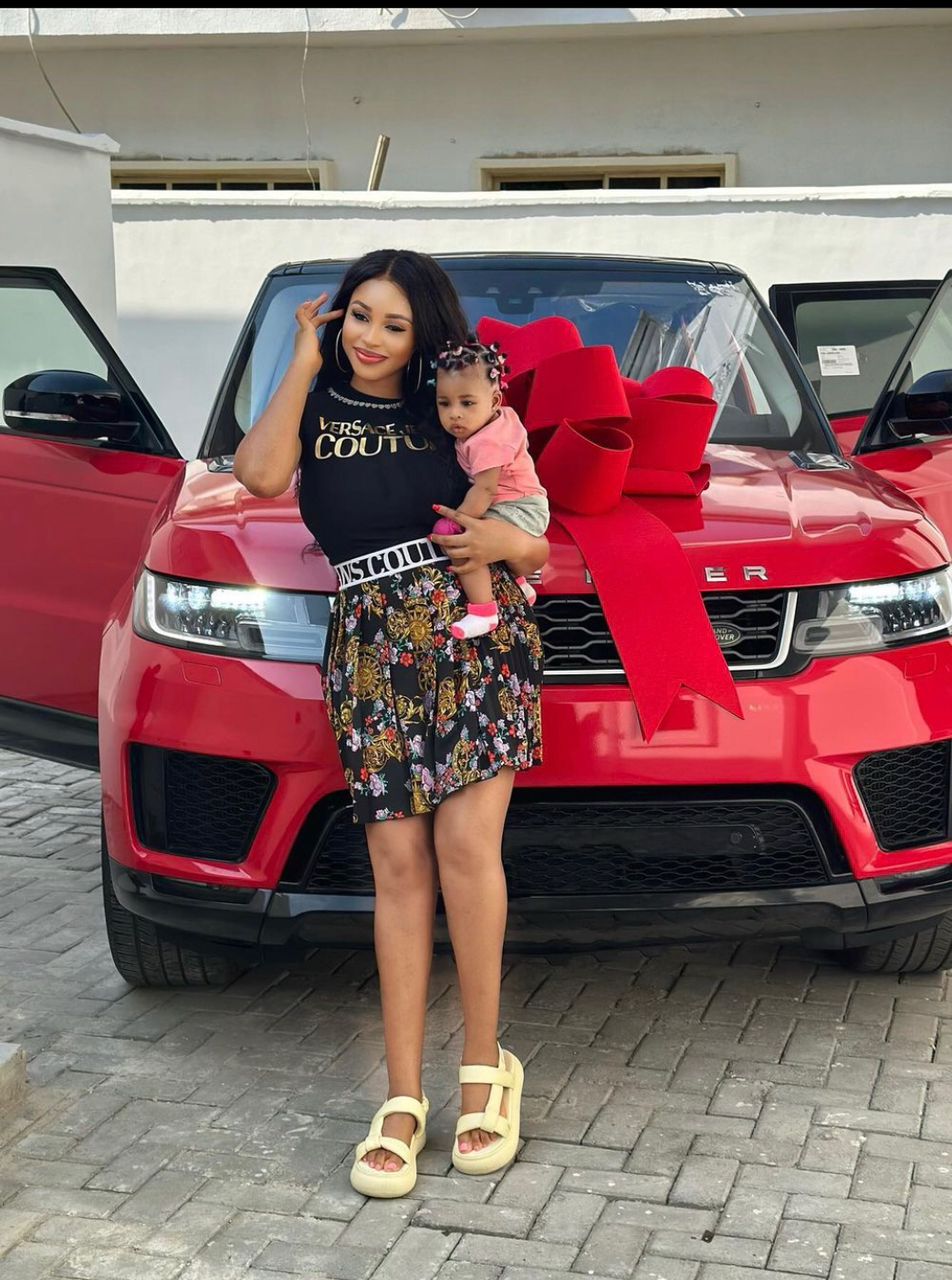 Yetunde Barnabas gifts her mother a new car for birthday celebration