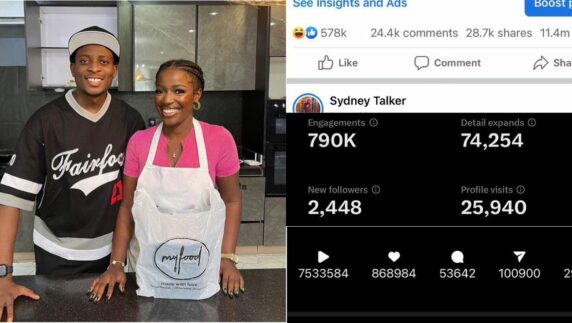 Sydney Talker pens appreciation note to Hilda Baci for giving him the ‘biggest skit ever’