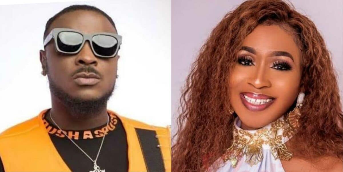 "Aunty K don dey clock 97 years but no sense" – Peruzzi heavily blasts Kemi Olunloyo