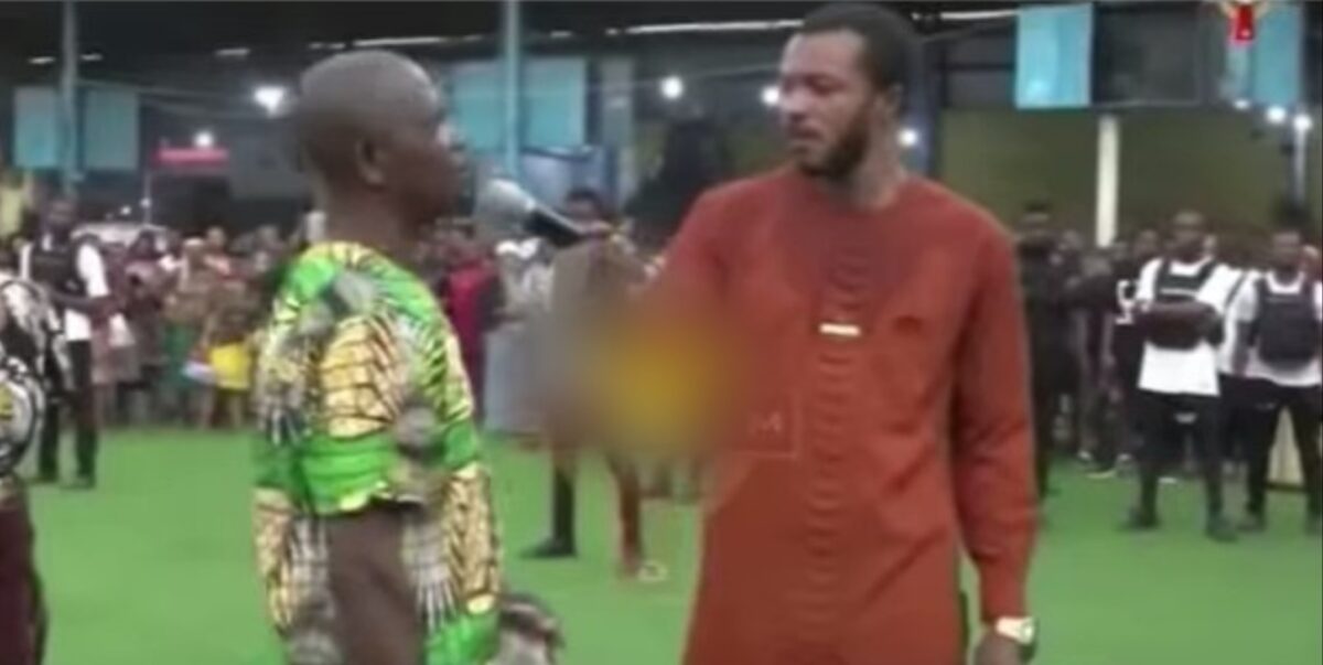 Moment man confesses to cheating on his wife with multiple women during church service (Video)