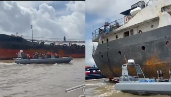 NNPC's security contractors intercept vessel with 800,000 litres of stolen crude oil