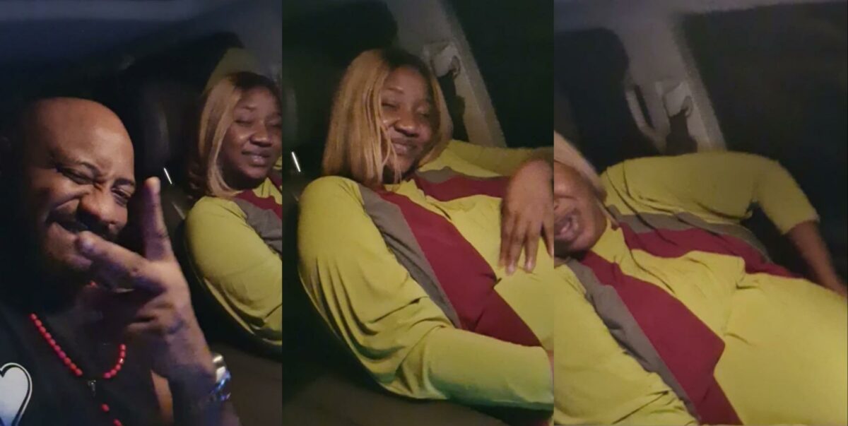 Yul Edochie shows off his heavily pregnant second wife, Judy Austin