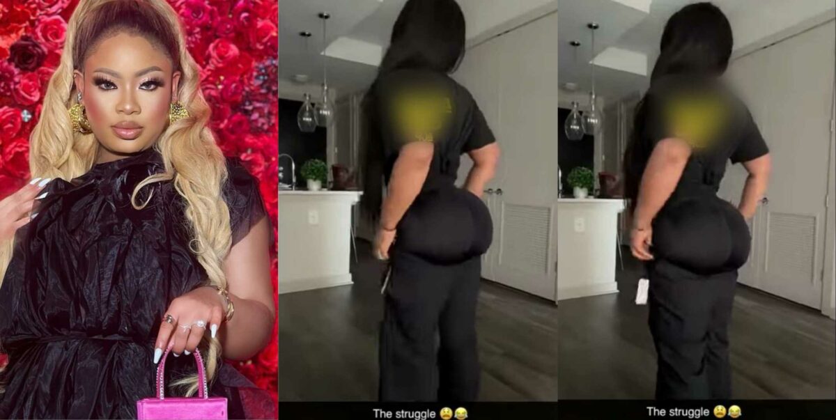 "I'm struggling with my newly acquired backside" – Nina Ivy laments