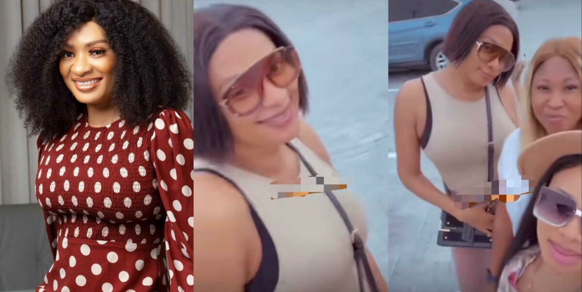 "She's strong and beautiful" – Reactions as May Edochie is spotted having goodtime with friends
