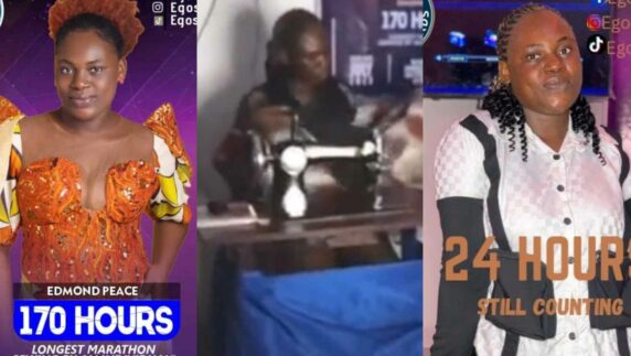 Nigerians groan again as lady commences 170-hour Sew-A-Thon