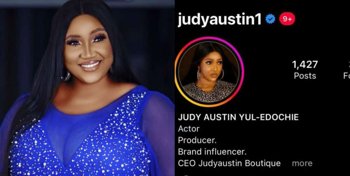 Judy Austin celebrates as she gets verified on Instagram