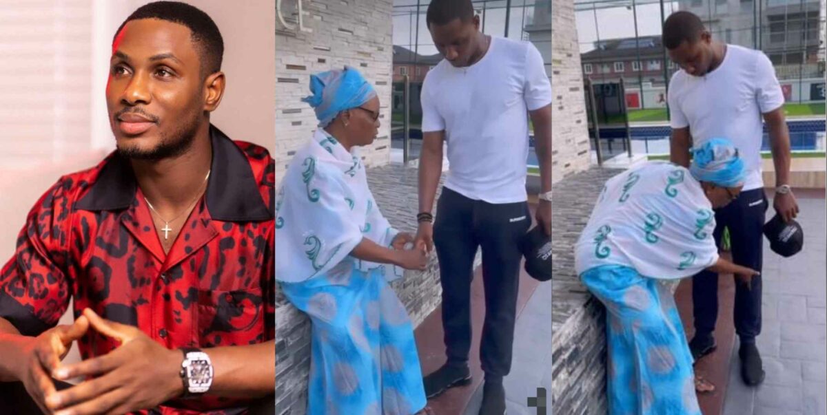 Ighalo shares heartwarming moment mom prayed for him and his legs