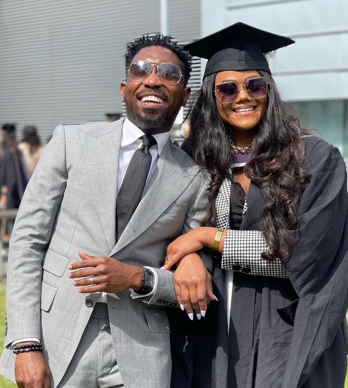 Timi Dakolo celebrates wife, Busola as she bags master’s degree from UK varsity