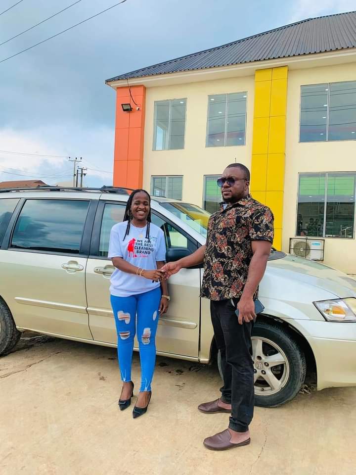 Influencer grants female follower's wish with car gift