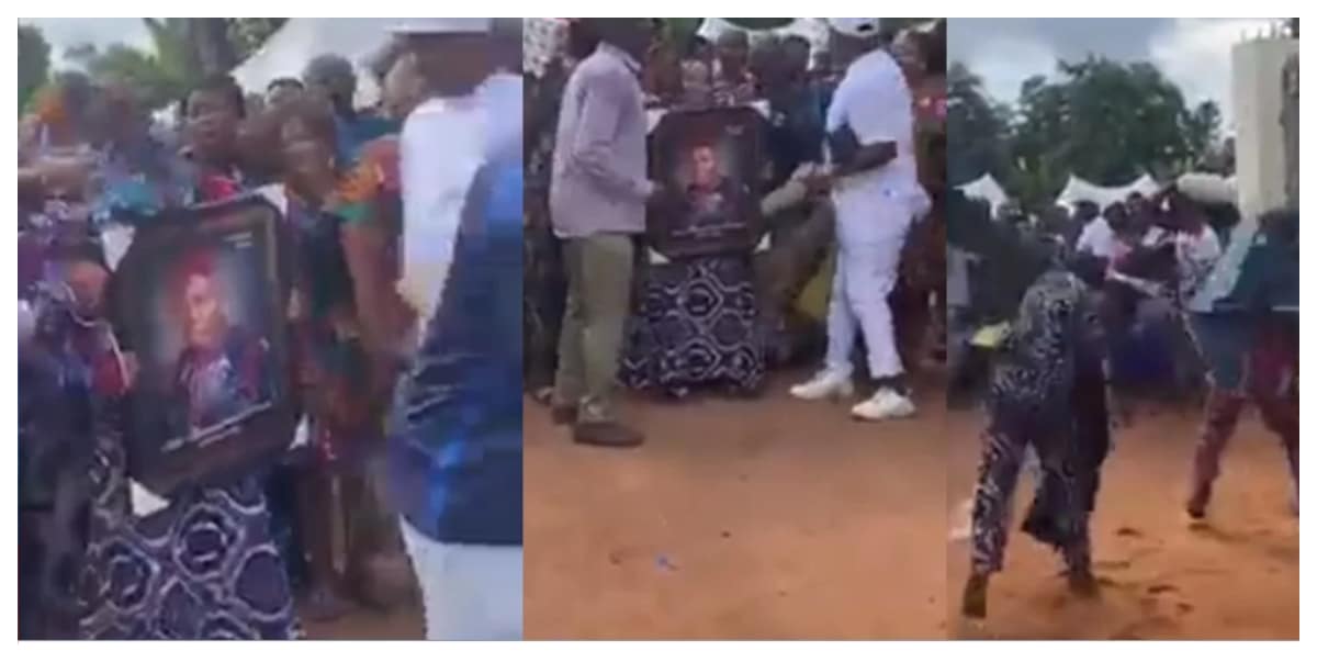 Woman reportedly gets N1m for mourning passionately at funeral (Video)