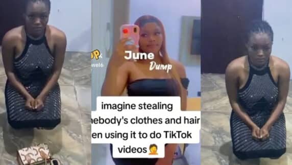 Lady who stole dresses, wig caps for Tiktok content nabbed