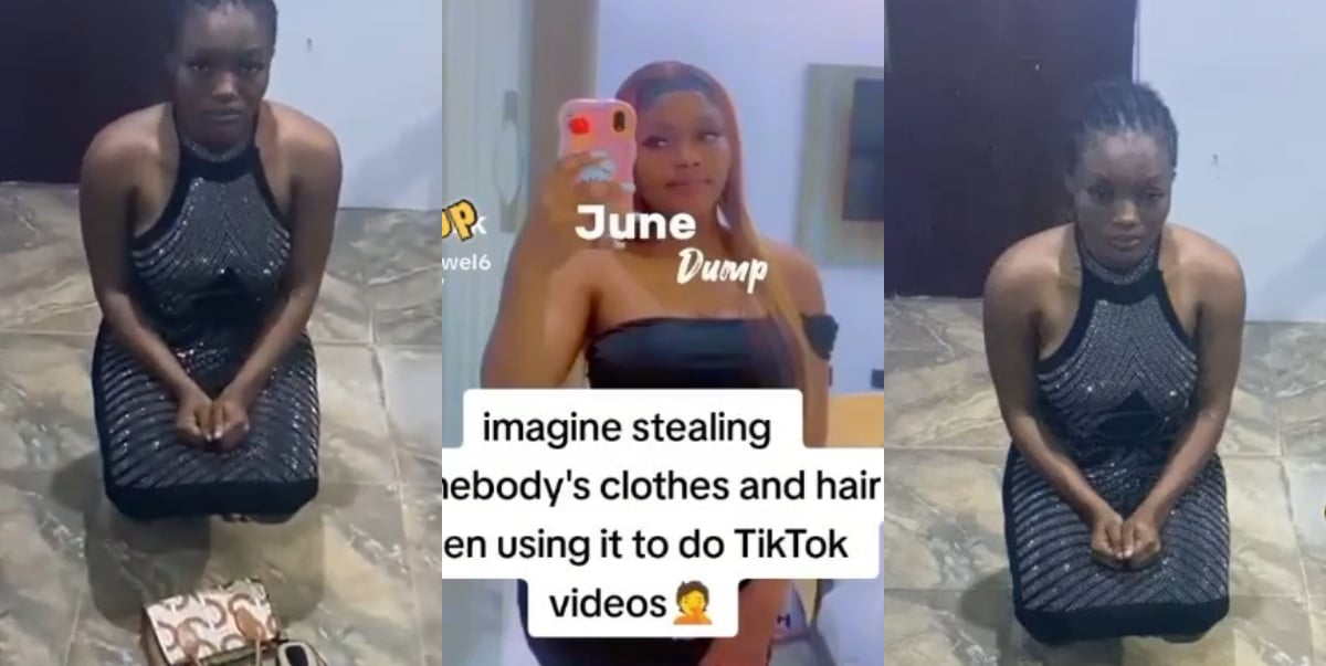 Lady who stole dresses, wig caps for Tiktok content nabbed