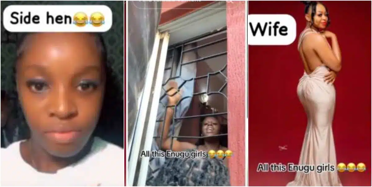 Unapologetic side chic disgraced by wife after meeting her in her matrimonial home