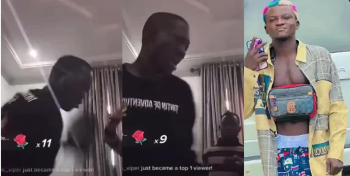 Funny moment DJ Chicken throws object at someone for playing Portable's song at his party (Video)