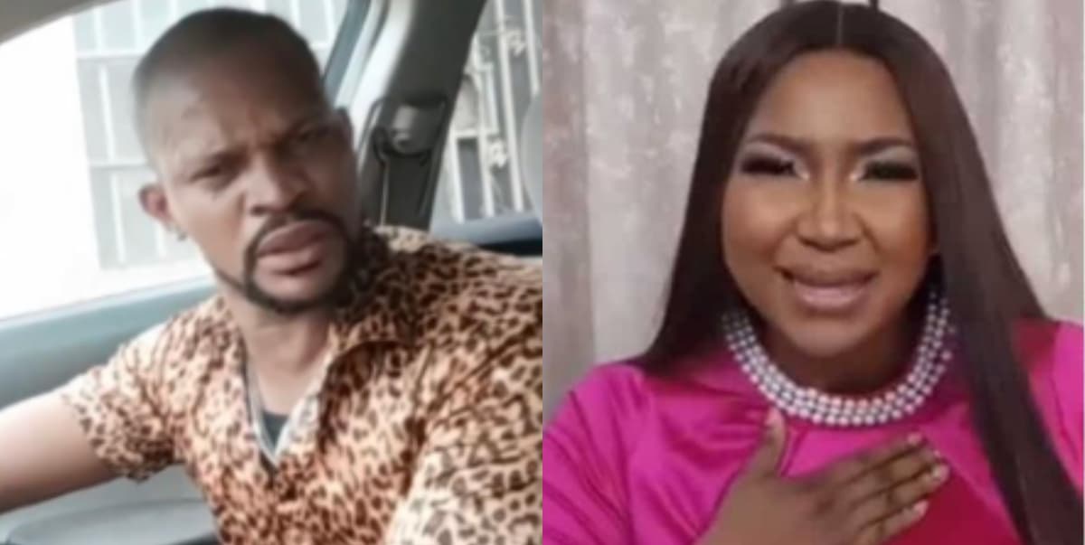 Uche Maduagwu lambasts Judy Austin over remarks on Yul Edochie's mourning