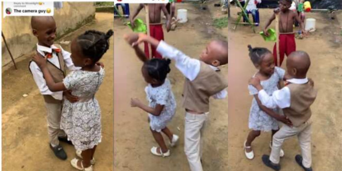 Little boy and girl seen dancing sweetly to Johnny Drille's song 'Believe Me' (Video)