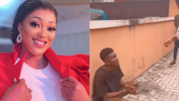 Peggy Ovire nabs crew member for allegedly stealing on movie set (Video)