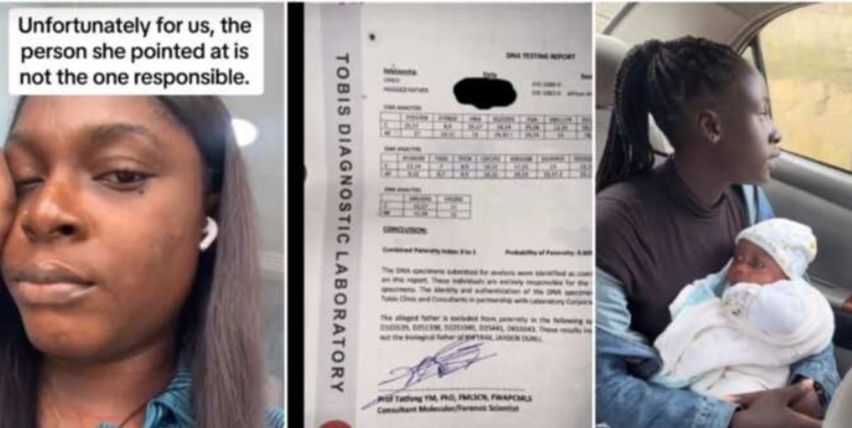 Family apologizes as DNA test clears man accused by Nigerian lady of impregnating her (Video)