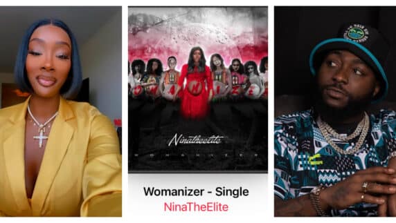 Davido's alleged side chic Anita Brown drops diss song for artist titled 'Womanizer'