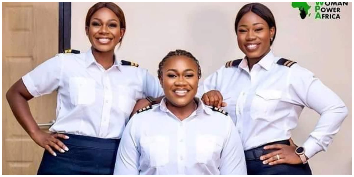 "Sharp family" - Reactions as 3 sisters out of 7 girl children of the same mother becomes pilots