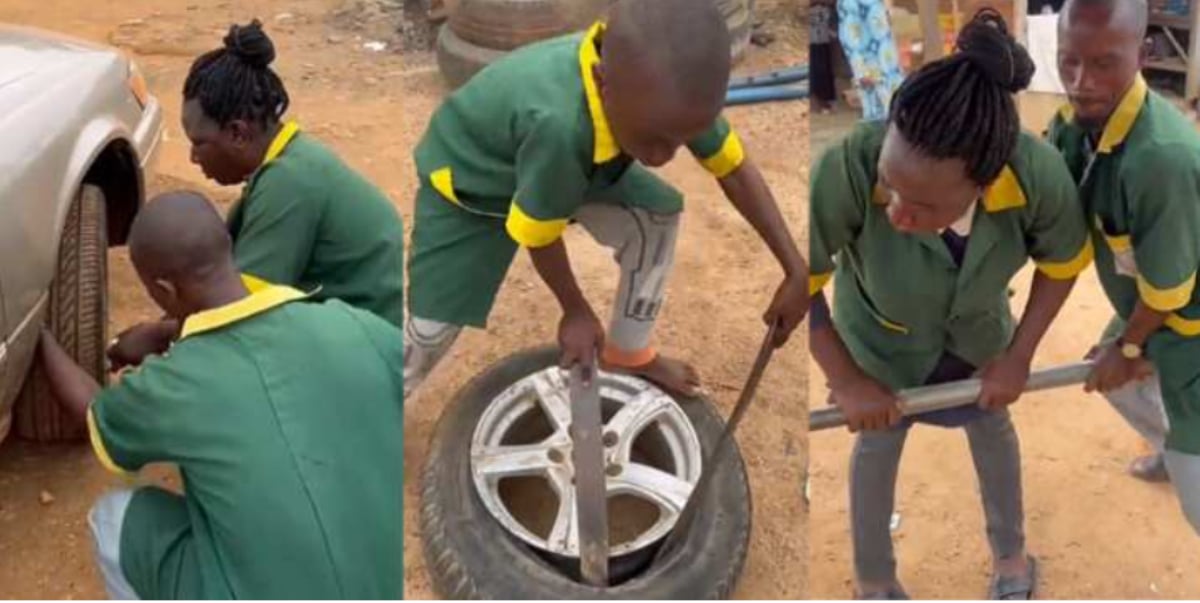 Meet the family where father, mother, and son are vulcanizers (Video)