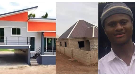 Another Nigerian man shows off bungalow he’s building with N3 million