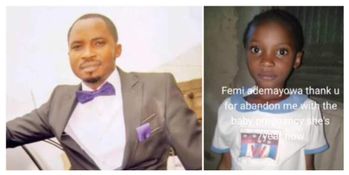 "Thank you for abandoning us" - Nigerian woman calls out absent baby daddy, flaunts daughter years later as she turns 7 years old (Video)