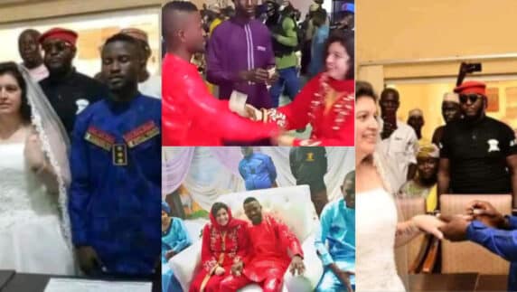 Adamawa vigilante marries Oyinbo woman met on social media