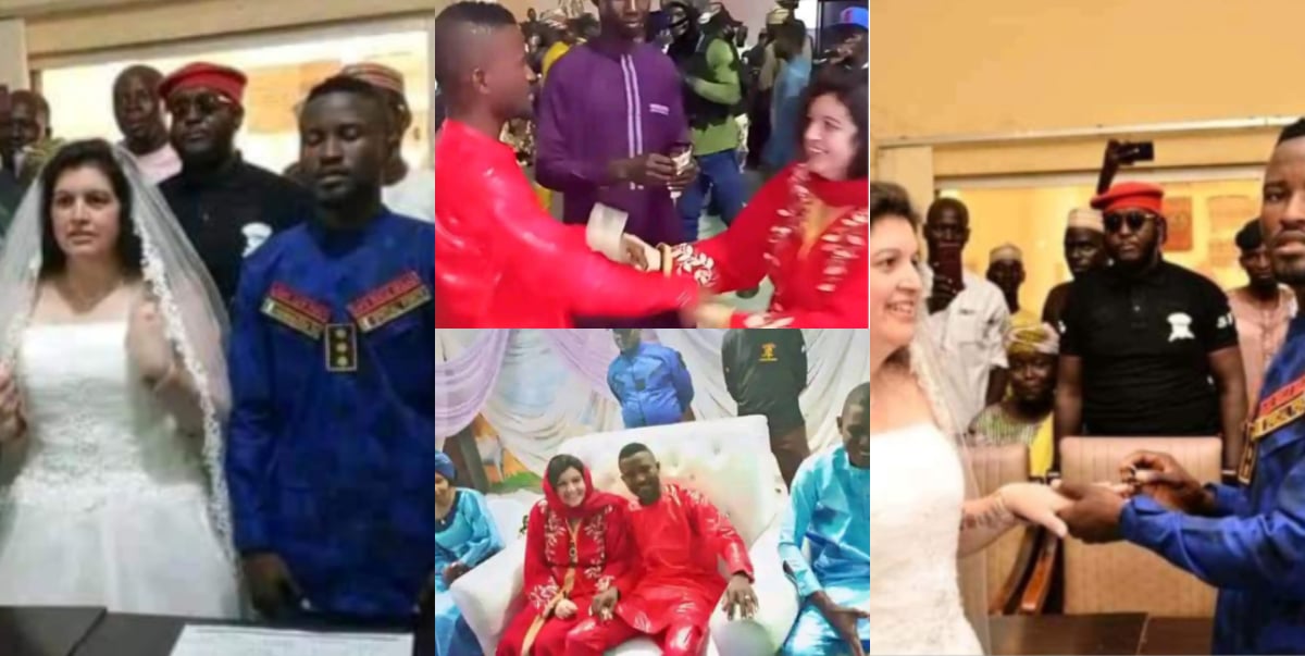 Adamawa vigilante marries Oyinbo woman met on social media