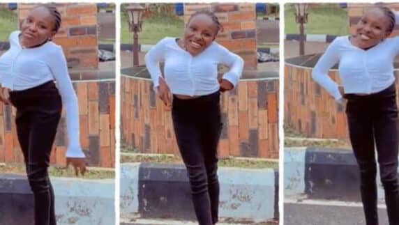 Nigerian lady with small stature flaunts body despite criticism of her size (Video)